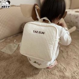 Backpacks Soild Color kids Embroidery Name Toy School Bag Childrens Gifts Baby Kindergarten Student Bags 221208