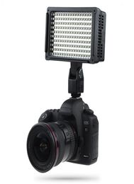 LightDow Pro High Power 160 LED Video C￢mera de c￢mera leve l￢mpada com tr￪s filtros 5600K para DV Cannon Nikon Olympus Cameras LD2456662