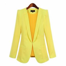 Womens Suits Blazers Plus Size Business Women Hidden Breasted Spring Autumn Solid Colours Long Sleeve Blazer Office Work Wear 221207