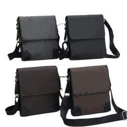 Brand Men Bag PU Leather Business Shoulder Bags For Man Casual Crossbody Pack Ipad Fashion Travel Messenger Bag Male