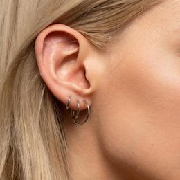 Hoop Earrings VISUNION Big For Women Stainless Steel Large Ear Rings Huggie Circle Fashion Jewelry