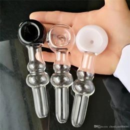 new Double bubble Mixed Color Gourd Smoke Pot Wholesale Glass Pipe Smoking Pipe Fittings