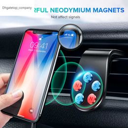 New Magnetic L Shape Car Phone Holder Mobile Mount Smartphone Support Stand For iPhone 13 12 11 Pro Max Huawei Xiaomi Samsung