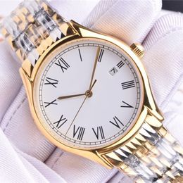 Business Men's Watch automatic mechanical steel band calendar transparent fashion casual watch waterproof