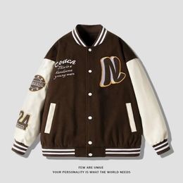 Mens Jackets Spring Autumn Casual College Wear American Fashion Clothing Men Jacket Baseball Uniform Loose Embroidery Brand Coats 221205