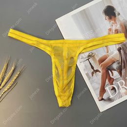 Underpant Mens Sexy Thongs g String Mesh Transparent Lingerie ...