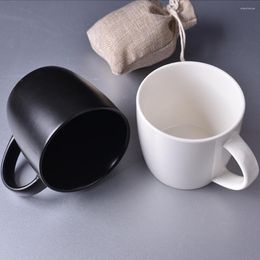 Mugs Ceramic Coffee Cup European Simple Solid Color Breakfast Mug