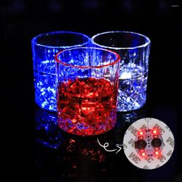 Table Mats 1-10PCSColorful LED Bar Light Up Stickers For Drinks Cup Wine Liquor Bottle Atmosphere Kitchen Accessories