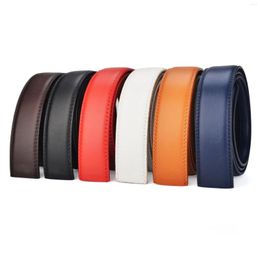 Belts 2022 Luxury Men Automatic Buckle Belt Brand Fashion Genuine Leather Men's Jeans Waist Male Strap 6 Colors 110-130cm