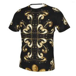 Men's T Shirts Baroque Style T-shirt Anime 3D Print Men Women Streetwear Pattern O-Neck Hip Hop Shirt Harajuku Casual Tops Girl Clothing