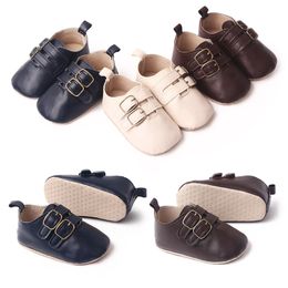 Baby First Walkers Moccasins Soft Leather Toddler Anti-slip Princess Shoes Newborn Boys Girls Shoes