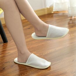 Disposable Slippers Hotel Travel Slipper Sanitary Party Home Guest Use Men Women Unisex Closed Toe Shoes Salon Homestay 1223804