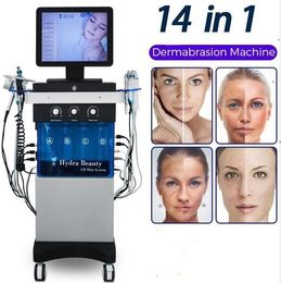 Directly effect hydra facial Diamond dermabrasion deep clean aqua peel anti-aging Oxygen Jet water Peeling Bio currence Skin Rejuvenation skin care machine with FDA