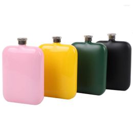 Hip Flasks Portable Wine Bottle 5 Oz Stainless Steel Square 400ML Flask Vodka Whiskey Jug Outdoor With Tools