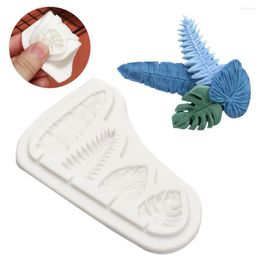 Baking Tools 4 Leaves Silicone Sugarcraft Mould Resin Cupcake Fondant Cake Decorating Chocolate Mould Reusable Pastry