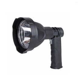 Portable Lanterns Camping Traveling 1200lm High Brightness Handheld Spotlight With Tripod Rechargeable Hand Torch Outdoor