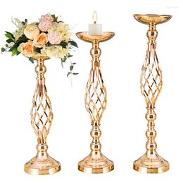 Party Decoration Candlestick Wedding Flowers Metal Candle Holders Centerpiece Rose Ball Stand Vase Home Floral Bouquet