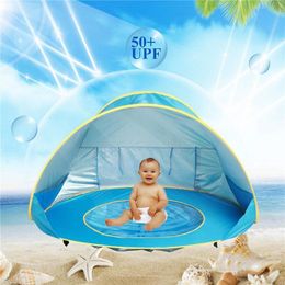 Toy Tents Child Baby Games Beach Uv-protecting Sunshelter Portable Outdoor Swimming Pool Play House Toys For Kids 221208