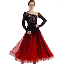 Stage Wear 2022 Costume Sale Ballroom Dance Skirts Est Design Woman Modern Waltz Tango Dress/standard Competition Dress MQ092