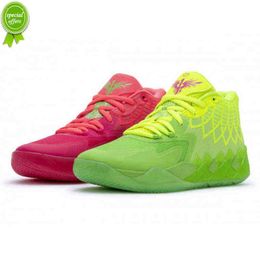 LOW Basketballschuhe Basketballschuhe MB.01 Rick And Morty Basketballschuhe zu verkaufen LaMelos Ball Männer Frauen Iridescent Dreams Buzz City Rock