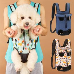 Dog Car Seat Covers Pet Bag Cat Fashion Breathable Out Carrying Chest Backpack