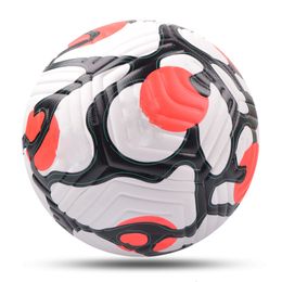 Balls Soccer Official Size 5 4 Premier High Quality Seamless Goal Team Match Ball Football Training League futbol bola 221207