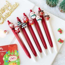 PcsSet Gel Pen Christmas Stationery Kawaii School Supplies Ink Office Suppliers Kids Gifts