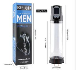 sex toy massager Male erectile device Full automatic aircraft cup Physical rod enlarger penis stretching trainer