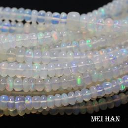 Beaded Necklaces Wholesale Top Ethiopian Opal Rondelle gem stone loose beads for Jewellery making DIY design trending products 221207