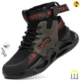 Stivali 36-50 Lavori Scarpe di sicurezza indistruttibili uomini in acciaio Sneaker a prova di foratura Maschio calzature per adulti 221207