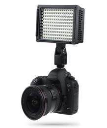 LightDow Pro High Power 160 LED Video C￢mera de c￢mera leve L￢mpada com tr￪s filtros 5600K para DV Cannon Nikon Olympus Cameras LD2362314