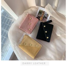 Designer purse women's short personalizeds fashion Korean version small wallet zipper purse card bag