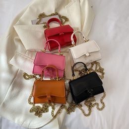 Girls' bags cross body fashion children's chain handbags winter baby purse