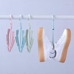 Hooks Multifunctional Wind Shoes Hook Save Space Drying Shoe Rack Household Children Adults Plastic Balcony Organiser