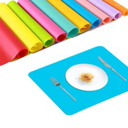 Storage Bottles Wonderlife Non-Stick Placemat Plate Mat Food Grade Silicone Table Pad Waterproof Heat Resistant Kitchen Accessories For