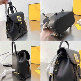 Classic Backpack Style Vintage Shopping Handbag Designer Shoulder Bags Leather Travel Crossbody Female Bucket 220407