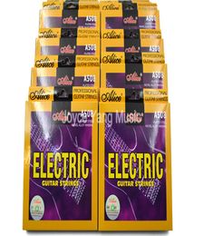 10 Sets of Alice A508LSL Electric Guitar Strings 1st6th Plated SteelNickel Alloy Wound Strings 96285994339556