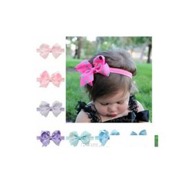 Hair Accessories Girl Polyester Ribbon Band Baby Fashion Headbands Girls Kids Wears Ylc 012 Drop Delivery Maternity Dh6Oa