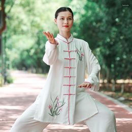 Ethnic Clothing Tai Chi Uniform Traditional Chinese Clothes Taichi Wushu Martial Arts Suit Morning Exercise Sportswear TA2324