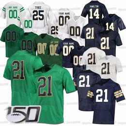 Football Jerseys Custom Notre Dame Football Jersey Kyle Hamilton Tremble Michael Mayer TaRiq Bracy Joe Montana Jerome Bettis Tate Br Men Women Youth