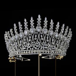 Zircon Crown Crystals Wedding Bridal Tiara Hair Accessories