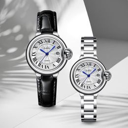 Wristwatches Top Watch Waterproof Women Watches Quartz Ladies Casual Leather Bracelet Clocks Female Wristwatch