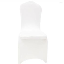 Chair Covers Low Price Polyester Folding Banquet Stretch Modern White Dining Spandex Cover For Wedding