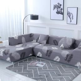 Chair Covers Corner Sofa For Living Room Slipcovers 2 Pieces L Shaped Elastic Stretch Sectional Funiture Protector