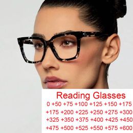 Sunglasses Oversized Square Black Flower Reading Glasses For Women Anti Blue Light Transparent Computer Prescription Presbyopic 1
