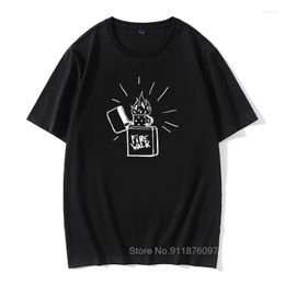 Men's T Shirts Cool Firewalk Lighter Life Is Strange Before The Shirt Vintage Retro Short Sleeve O Neck Big Size Camiseta