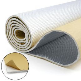 Interior Accessories 6mm 10mm Thick Alumina Fibre Muffler Cotton Car Auto Indoor Heat Sound Deadening Insulation Soundproof Dampening Mat