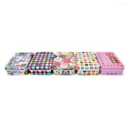 Storage Bottles Vintage Tin Box Coin Bag Jewellery Lovely Print Girls Gifts Desk Holder Cosmetic Stationery Organiser