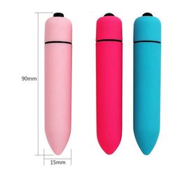 Sex toy Vibrator 8 Colors Mini Bullet Silent s s for Women Clitoris Powerful Stimulator Dildo vibrator shop Anal Masturbator L3RU KBLN