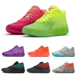 Lamelo Shoe Lamelo Ball 1 MB.01 Мужчины баскетбольные туфли черный взрыв Buzz City Lo UFO не отсюда Queen Citys Rick и Morty Rock Ridge Red Mens Trainer Sport Sneakers 40-46